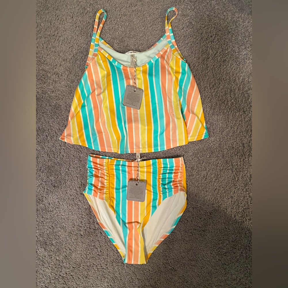 Matilda Jane Multicolor Striped Bikini